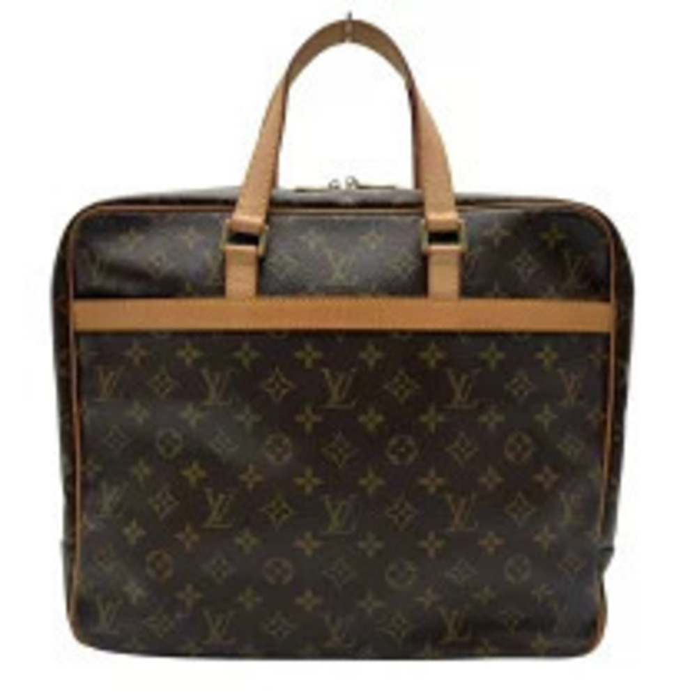 Louis Vuitton Porte Document Pegase Monogram Leather Business Briefcase Brown